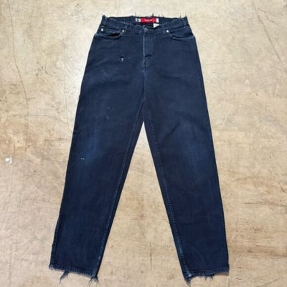 Vintage 90s Levi’s Silvertab Loose Fit Made USA Denim Jeans 34 X 35 Distressed - Picture 1 of 15